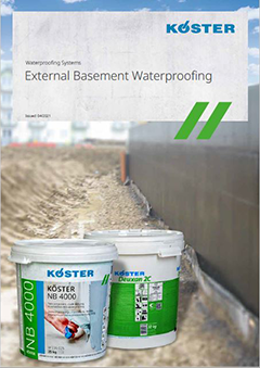Positive Side Waterproofing of Construction Elements